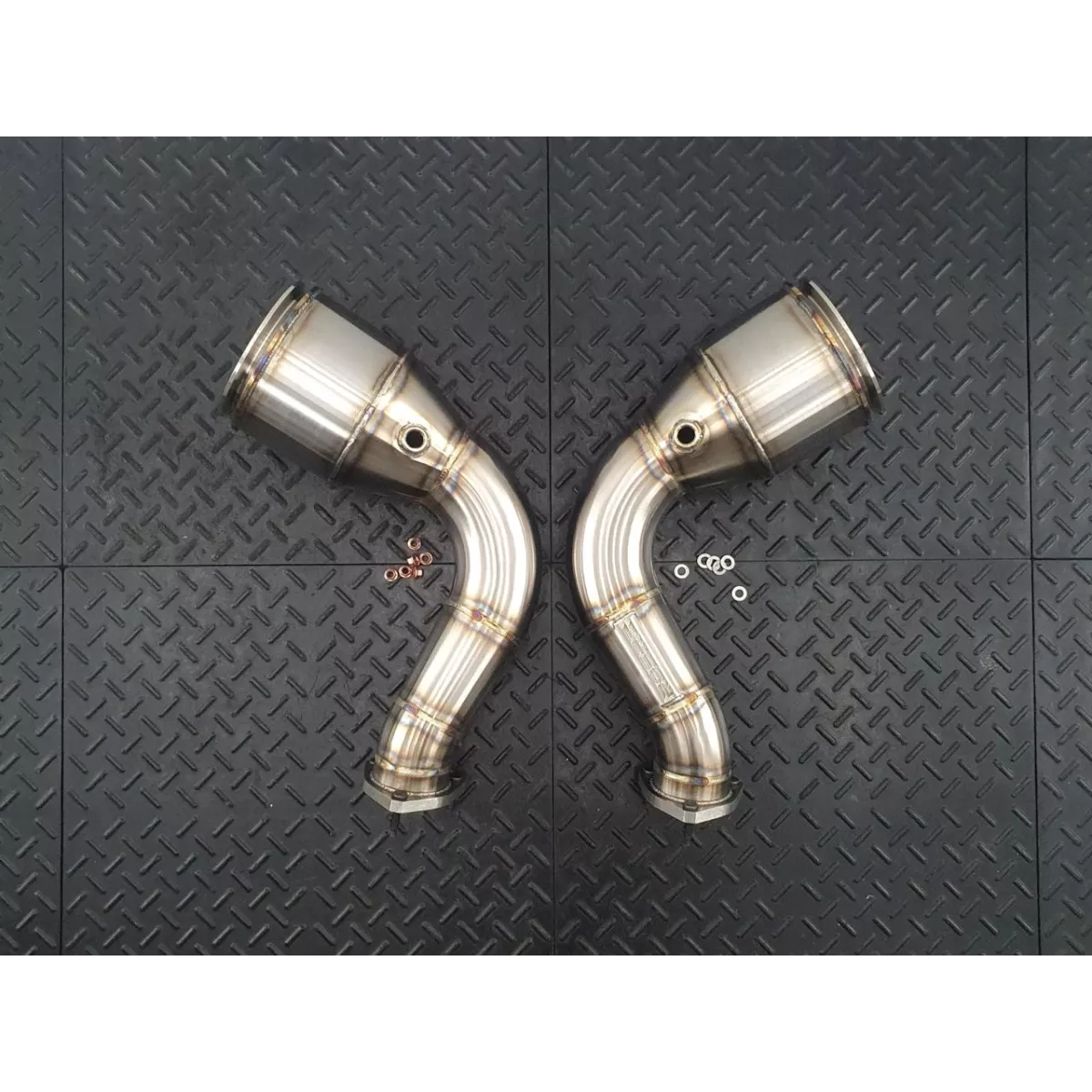 REDSTAR Porsche Cayenne Turbo 4.0 V8 Downpipes | GT GTS