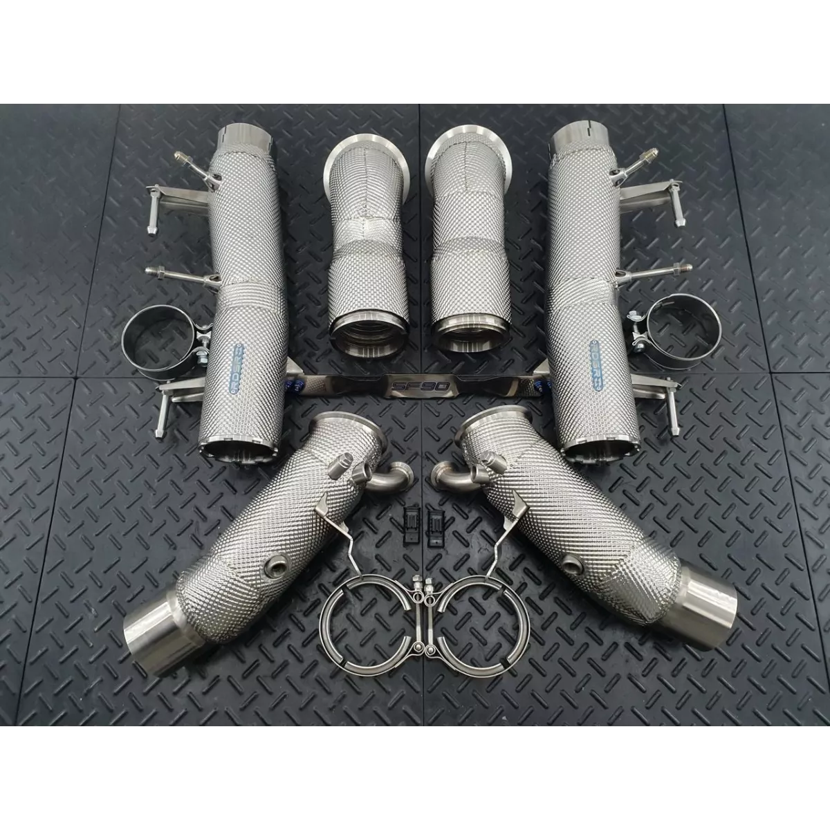 SF90 XX Turbo Back Inconel Exhaust System