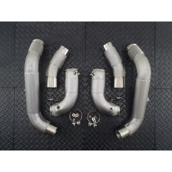 Range Rover NC11 Catless Heat Shielded Downpipes