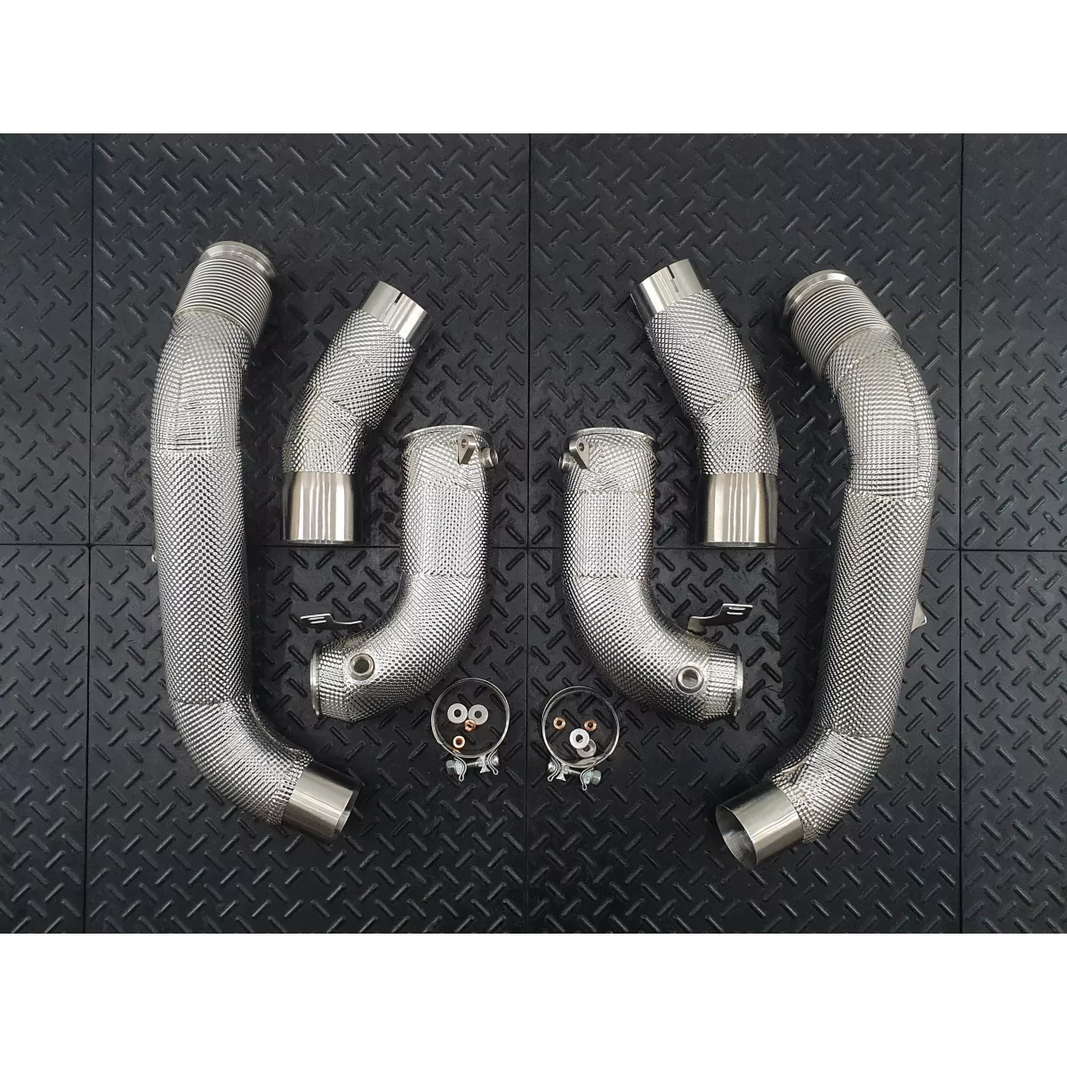 Range Rover NC11 Catless Heat Shielded Downpipes