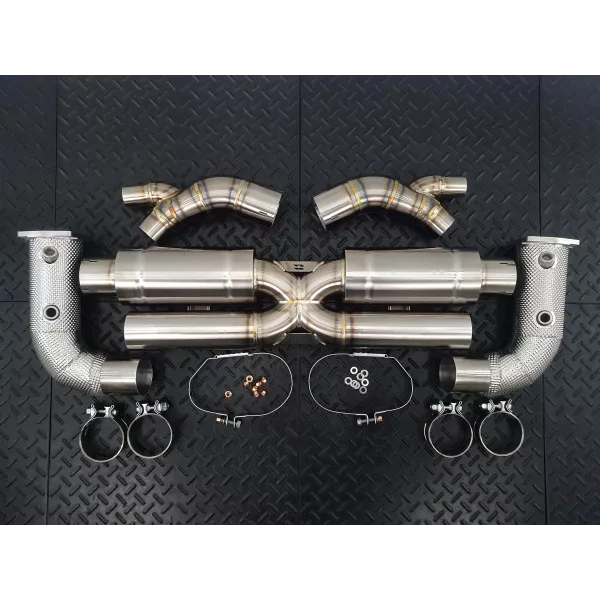 Porsche 991 911 Turbo Exhaust System | RedStar Exhaust