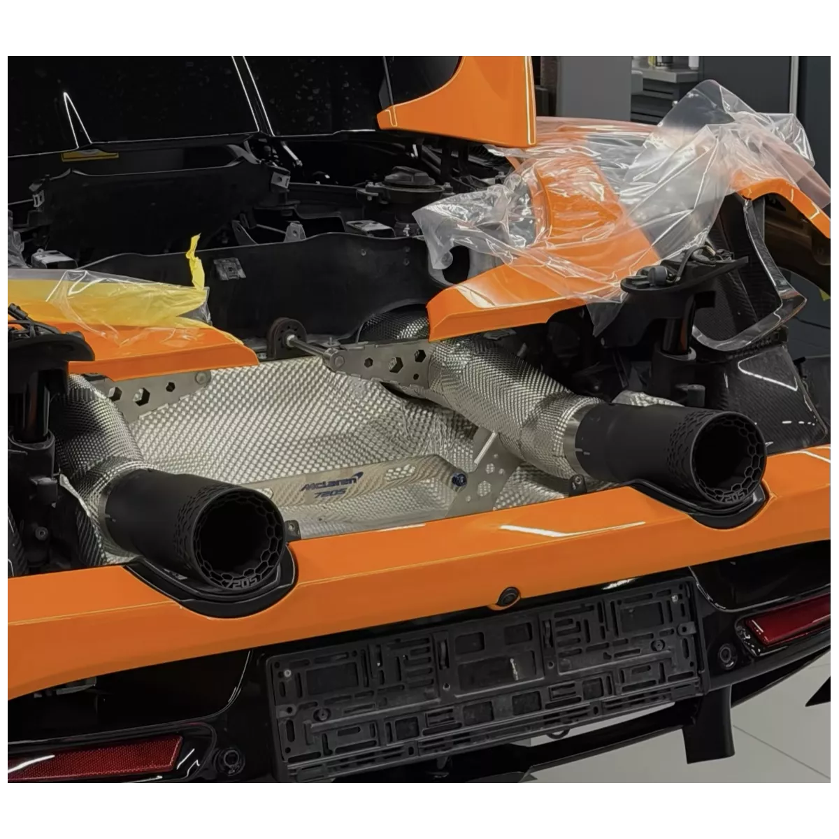 McLaren 720S Straight Race Exhaust | REDSTAR EXHAUST