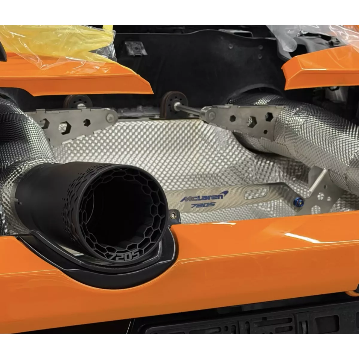 McLaren 720S Straight Race Exhaust | REDSTAR EXHAUST