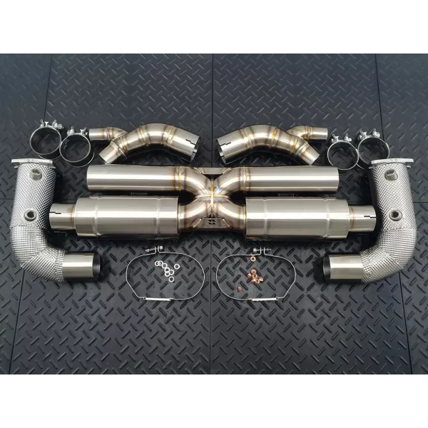 Porsche 991 911 Turbo Exhaust System | RedStar Exhaust