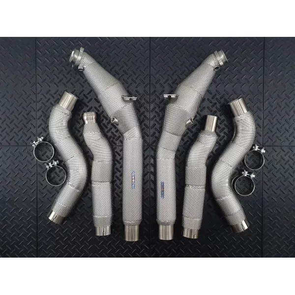 CLS550 Gesi Catted Downpipes