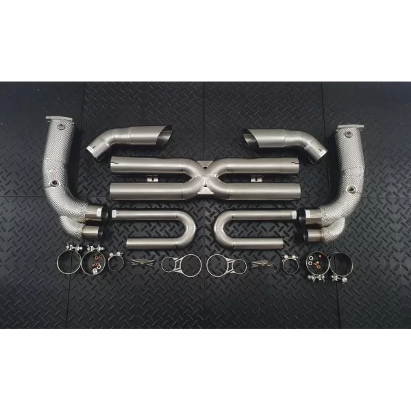 Porsche 997.1 911 Turbo Full Exhaust System | RedStar Exhaust