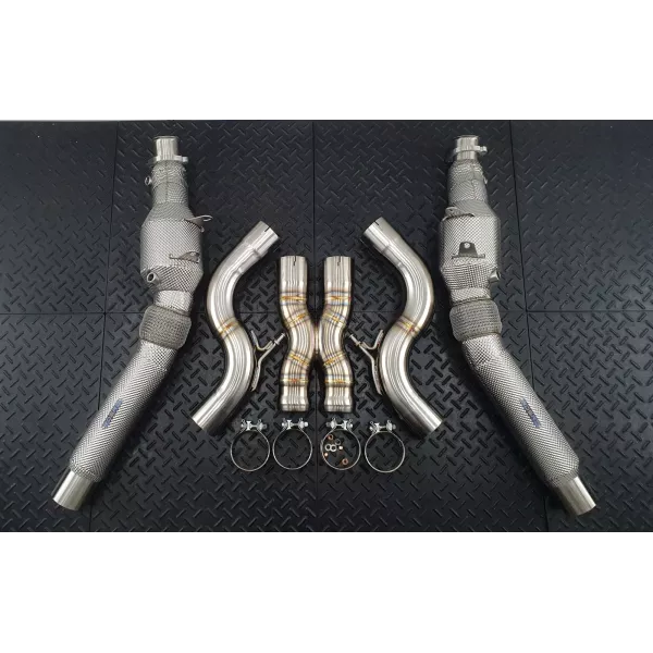 AMG S63 M157 Catted Heat Shielded Downpipes