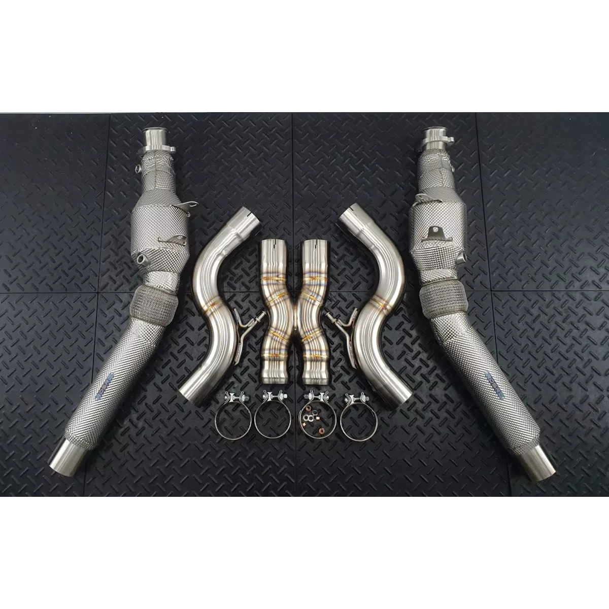 AMG S63 M157 Catted Heat Shielded Downpipes