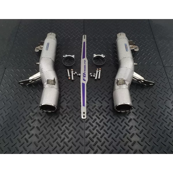 Redstar Ferrari F8 Tributo Straight Race Exhaust System